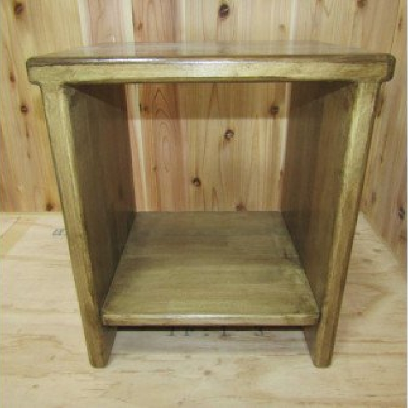 手作り 木製 スツール【007C-087】