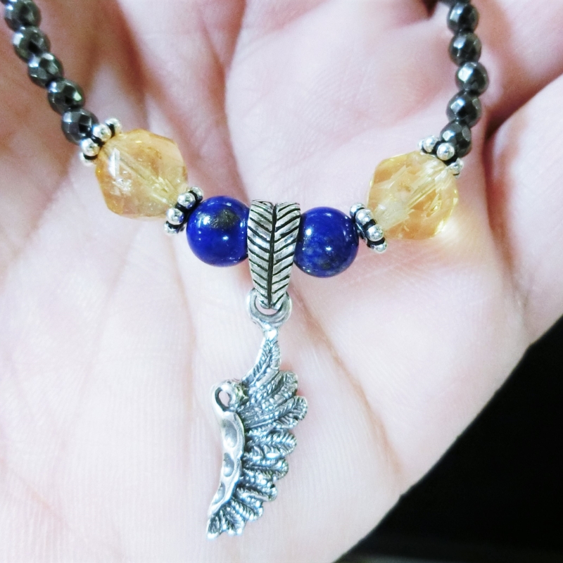 天然石ネックレス 「飛翔」【007B-059】