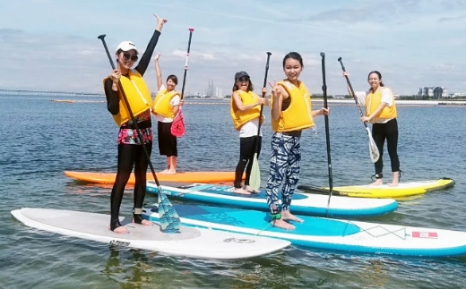 【泉南・サザンビーチ】 スタンドアップ パドル 90分 体験 スクール 1名様 SUP サップ スタンドアップパドル 体験スクール 体験 スポーツ レジャー マリンスポーツ 樽井サザンビーチ スクール教室 人気【043D-001】