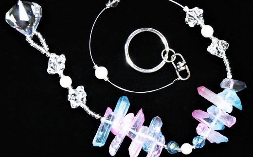 オリジナル天然石サンキャッチャー「Angel light～天使の光～」【007C-050】