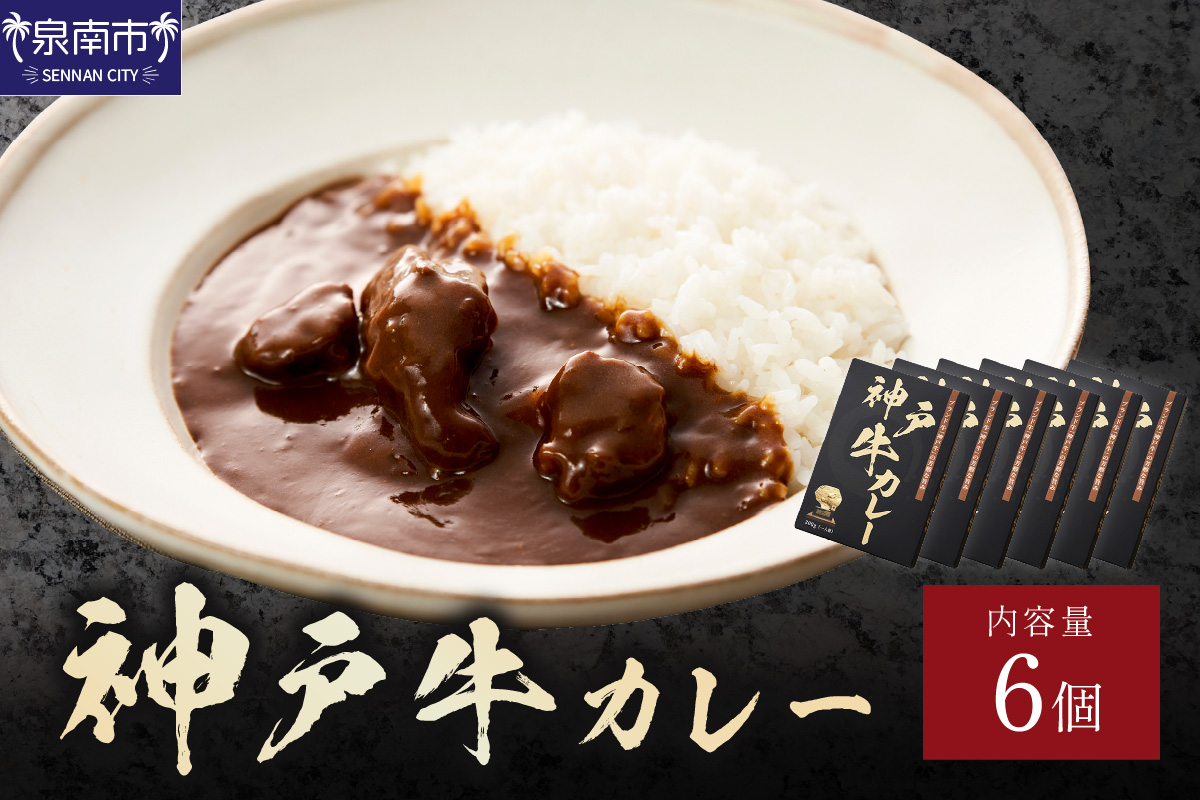 神戸牛カレー 200g×6個セット【108C-003】