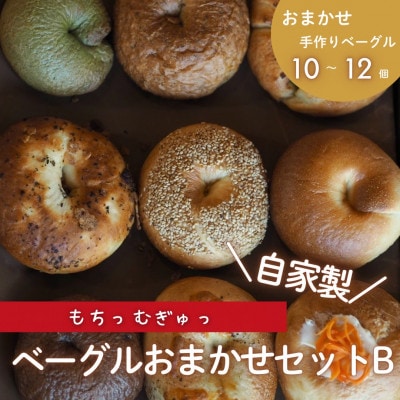 自家製ベーグルおまかせセットB 計10〜12個【配送不可地域：離島】【1669014】