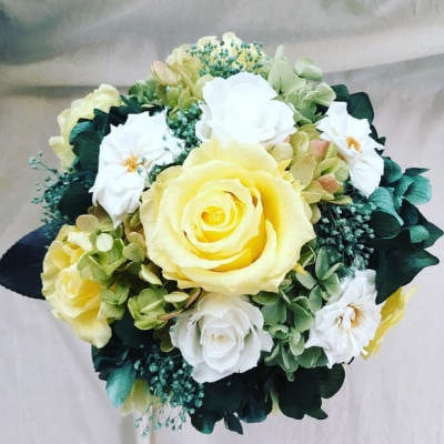 ☆受注制作☆プリザーブドフラワーのブライダルブーケ【1590229】