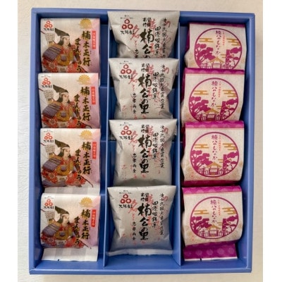 菓匠　栄久堂吉宗　四條畷銘菓詰合せ1(楠公もなか4個 楠公の里4個 楠木正行まんじゅう4個)【1653580】