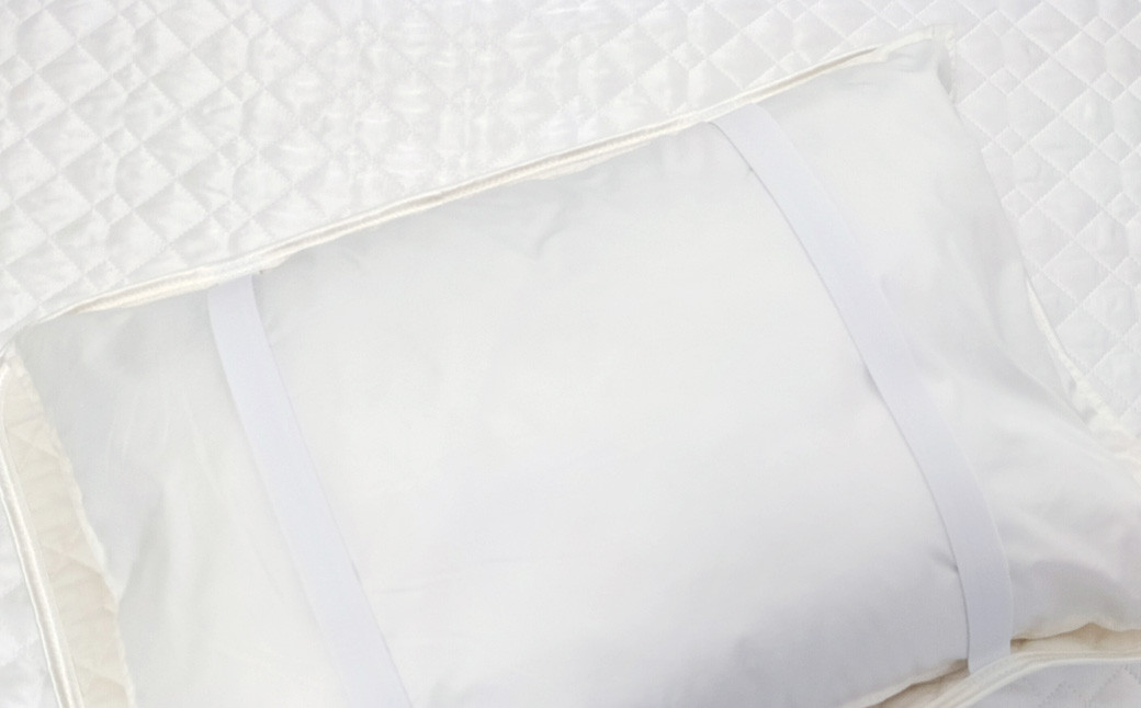 【ホワイト】シルキーコットン まくらパッドM【43×63cm】 枕パッド まくらパッド まくらカバー