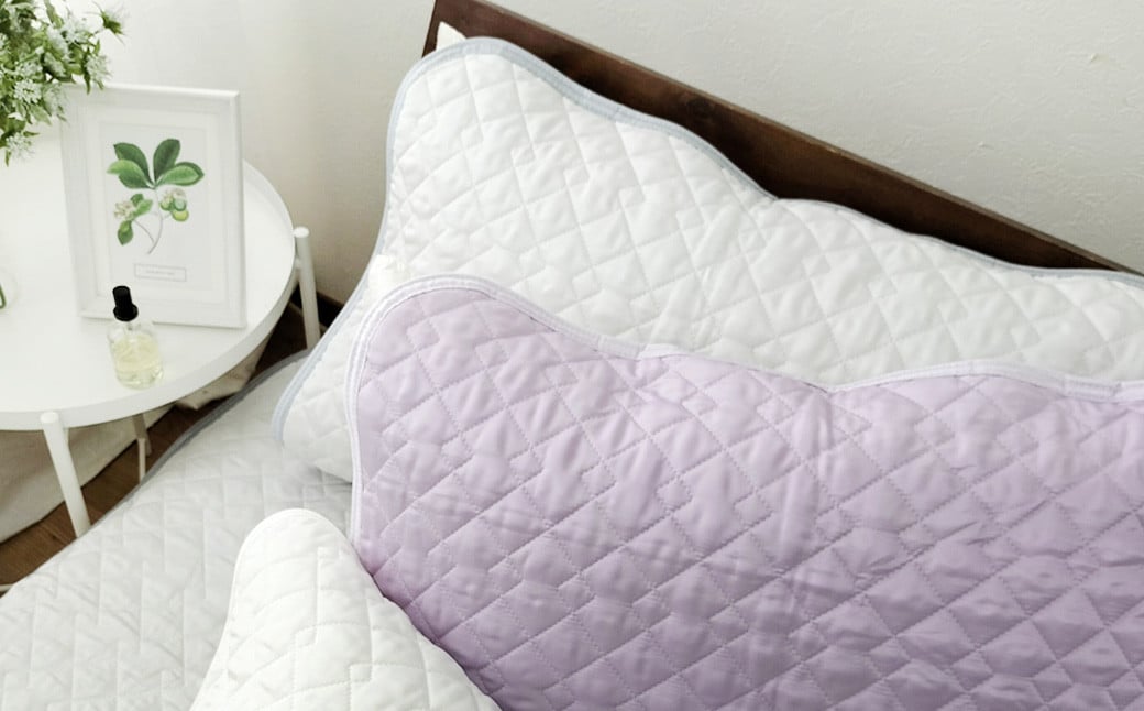 【パープル】シルキーコットン まくらパッドS【35×50cm】 枕パッド まくらパッド まくらカバー