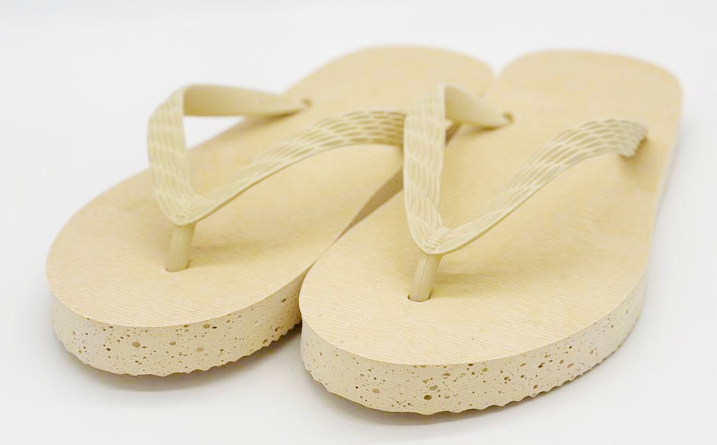 牡蠣殻 ビーチサンダル アップサイクル サンダル スリッパ ファッション お洒落 オシャレ ビーチ アップビーチサンダル 海