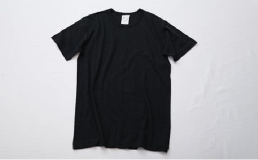 【XSサイズ】 EIJI T−SHIRT クルーネック ブラック _SM14-2 ｜ 服 Tシャツ ティーシャツ 国産 日本製 大阪府 阪南市