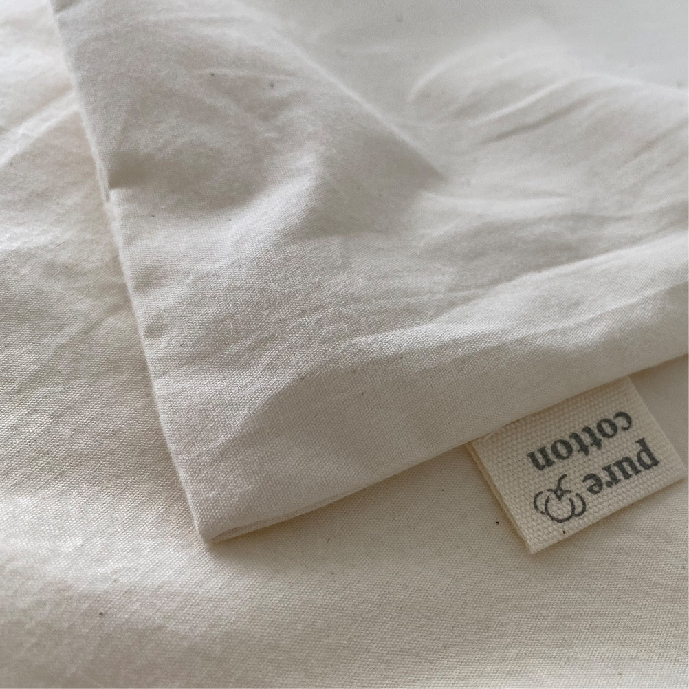 【シングルサイズ】無漂白綿100％ キナリ 掛けカバー・ボックスシーツ・枕カバーの3点セット｜ 掛ふとんカバー 布団カバー ボックスシーツ シーツ 枕カバー まくらカバー シングル 生成り 寝具 無漂白綿