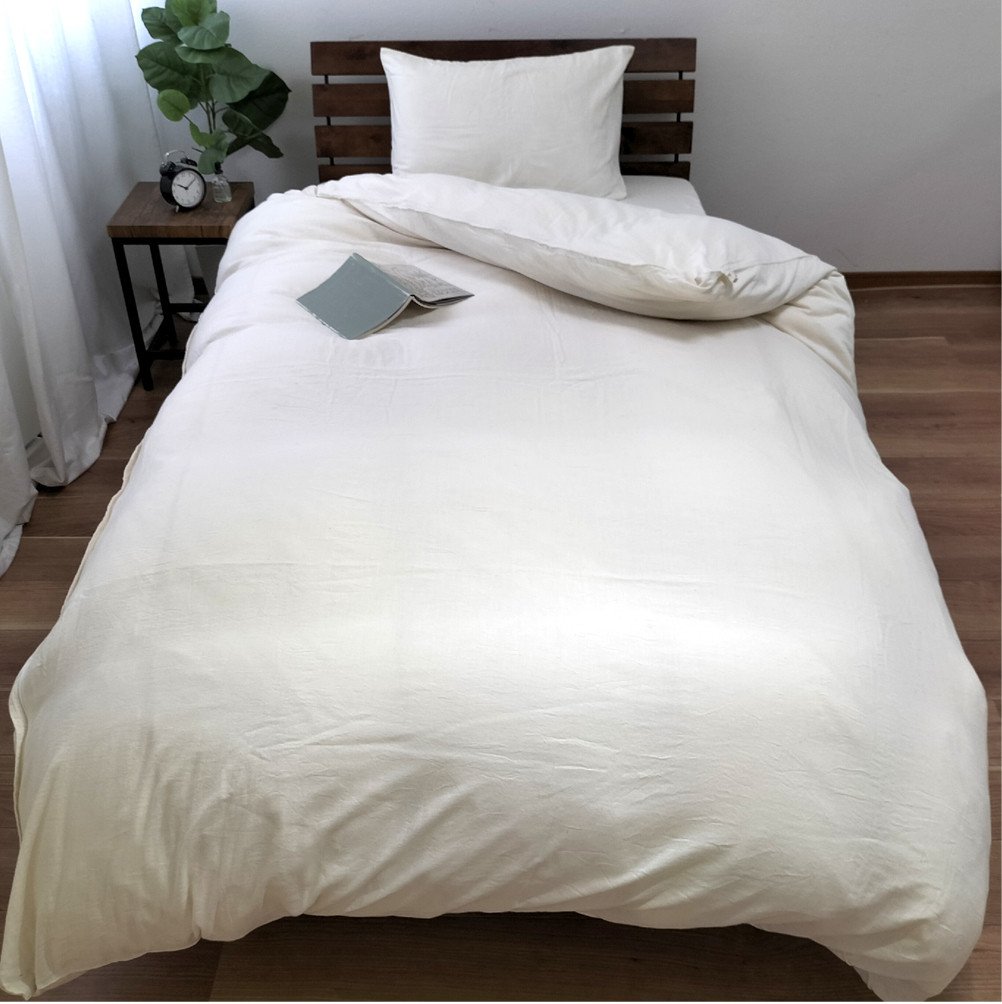 2重ガーゼ掛け布団カバー 無漂白キナリタイプ【キングサイズ】（230×210cm） キング 掛け布団カバー かけ布団カバー 掛け布団 かけ布団 寝具 カバー キナリ 生成り オーガニックコットン 綿 日本製 大阪府 阪南市