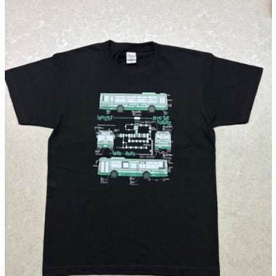 金剛バス　レガシーTシャツ　Mサイズ(ブラック)【1692784】