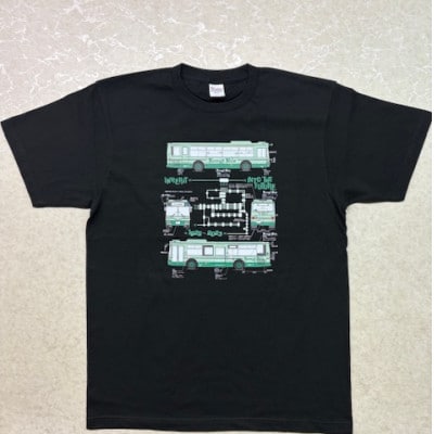 金剛バス　レガシーTシャツ　Lサイズ(ブラック)【1692778】