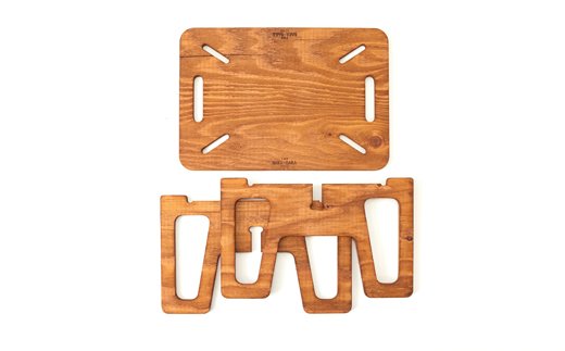 THE BARA +BARAのアウトドアマルチテーブル カラー:メープル【1326170】