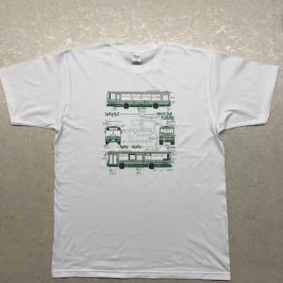 金剛バス　レガシーTシャツ　XLサイズ(ホワイト)【1692791】