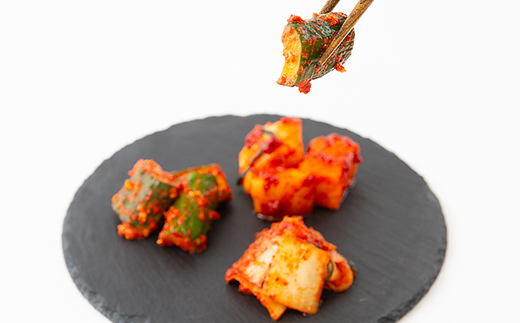 キムチ3種詰め合わせセット【配送不可地域：離島・北海道・沖縄県・東北・九州】【1634992】