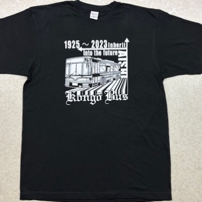 金剛バス　記念Tシャツ　XLサイズ(ブラック)【1688651】
