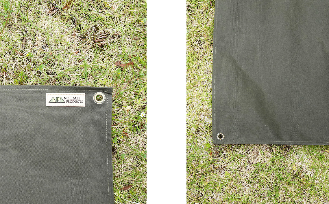 【フェス・キャンプに最適】帆布グランドシート No.405