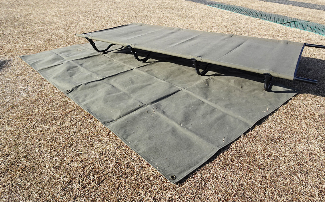 【フェス・キャンプに最適】帆布グランドシート No.405