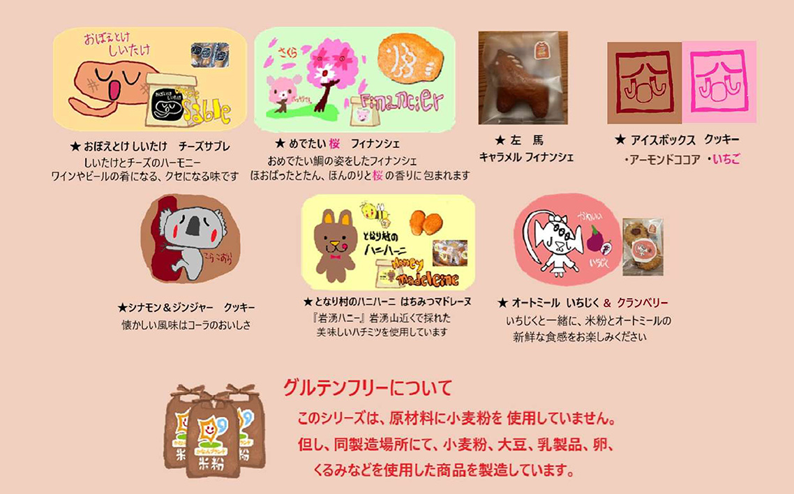 かなんブランド　米粉cookies　ふるさとセットA　1箱 No.397