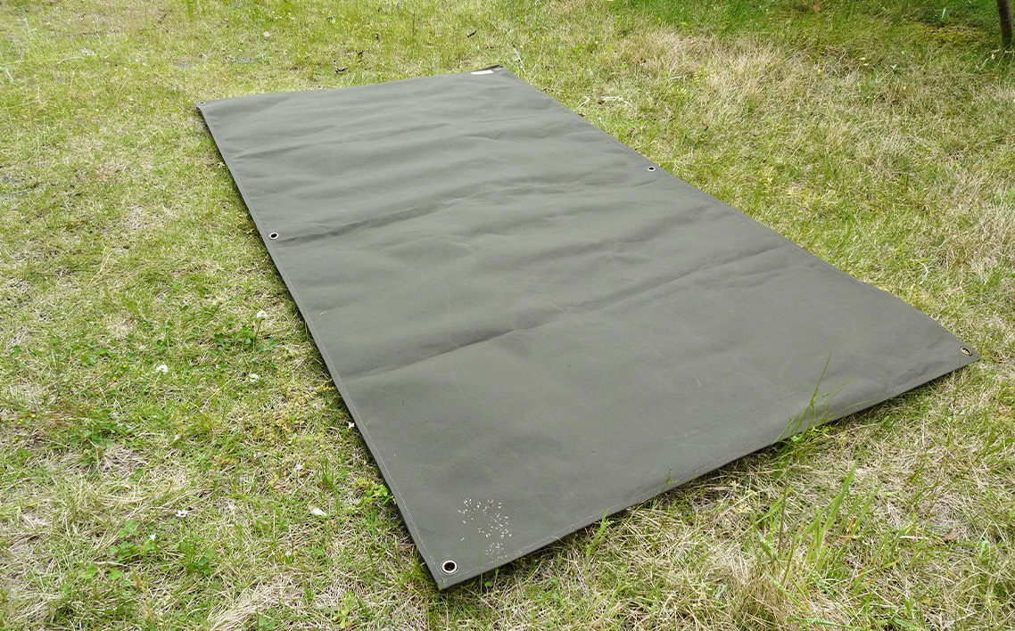 【フェス・キャンプに最適】帆布グランドシート No.405