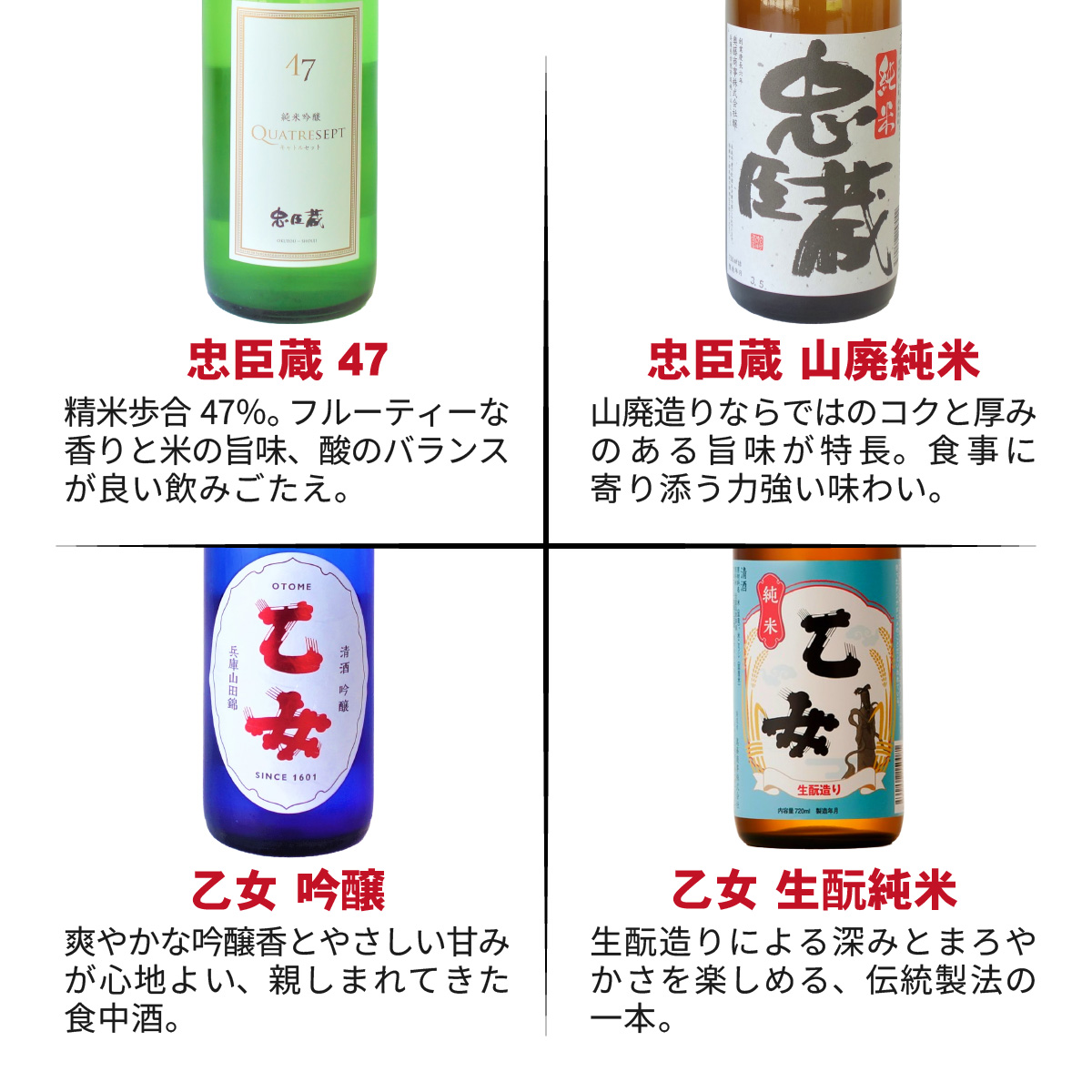 飲み比べが楽しい本格セット / 兵庫 兵庫県 赤穂 赤穂市 純米酒 純米吟醸 山廃純米 吟醸 飲み比べ 爽やか 米 米麹 老舗 蔵元 奥藤商事 フルーティー 冷酒 純米吟醸酒 伝統 文化 酒