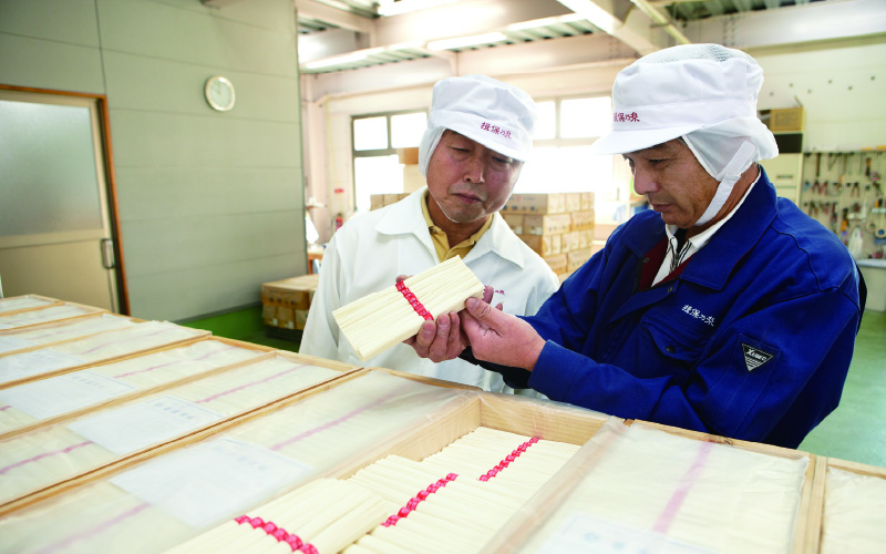 手延そうめん揖保乃糸【特級品】木箱入り×2個セット