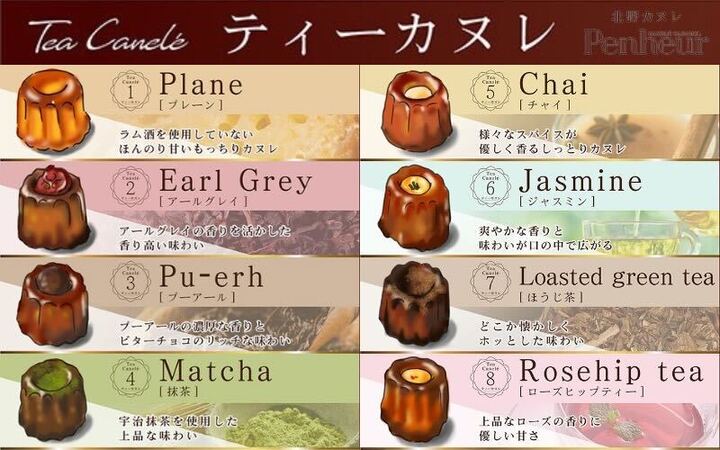 【Penheur】北野カヌレ 16個入り ／プノール カヌレ お菓子 洋菓子 焼き菓子 ギフト 手土産 定番 季節限定 アフタヌーンティー パーティー おやつ 神戸 北野 かわいいお菓子 バリエーション 選べる 人気商品詰め合わせ