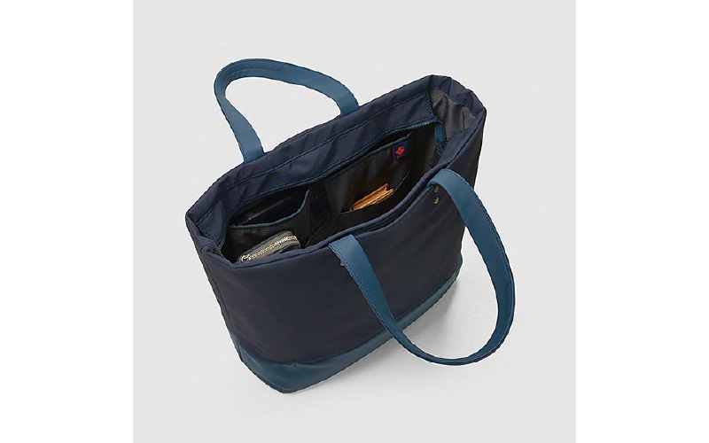 豊岡鞄🄬 トートバッグ ネイビーブルー