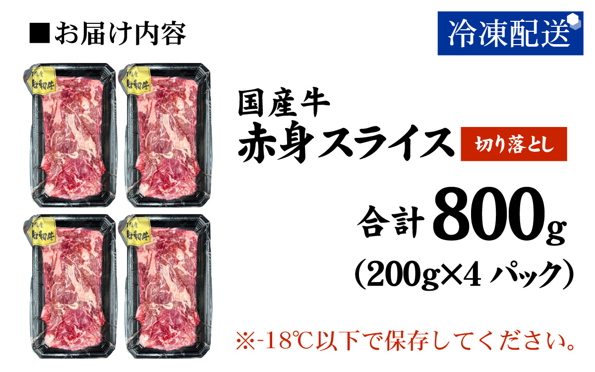 ãèš³ãããåœç£ 赀身ã¹ã©ã€ã¹ 800gïŒ200gÃ4ããã¯ïŒ
