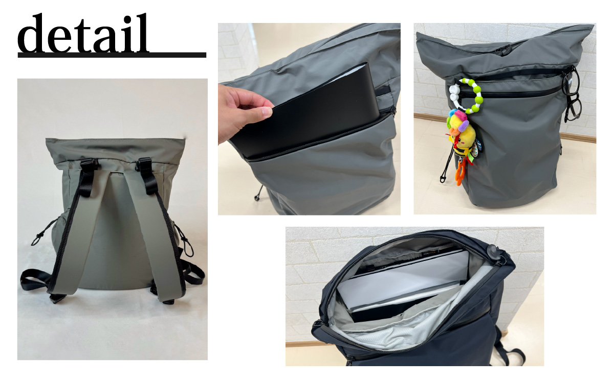 レイズ２WAY BK【 子育てバッグ ユニセックス 軽いバッグ 撥水 防塵  コーデュラ アウトドア 旅行バッグ 通勤バッグ 長く使えるカバン SDGs ファミリーバッグ 】