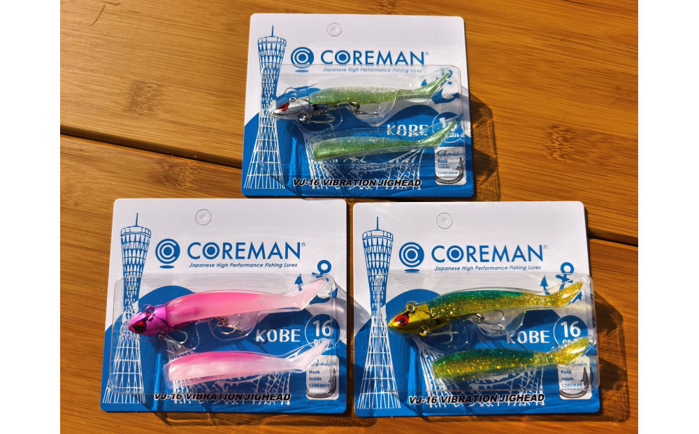 コアマン VJ-16バイブレーションジグヘッド KOBEスペシャルパッケージ 3個セット