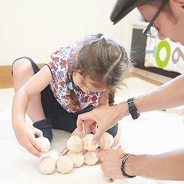 桧のおもちゃ　アイコニー　26面ストレージゲーム IKONIH　26 Sided Storage Game