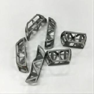 金属3Dプリンター製　立体メタルパズル