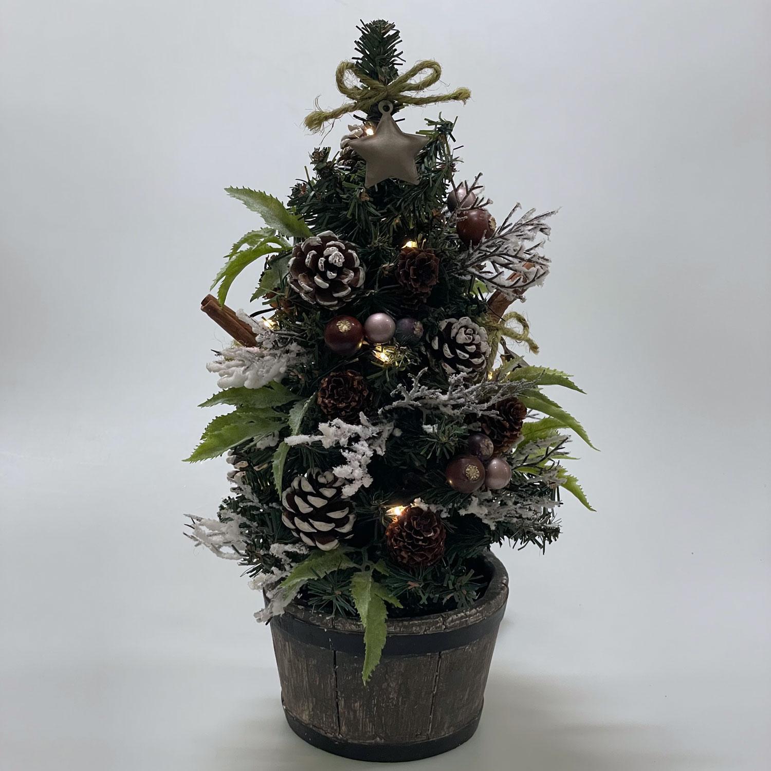 LEDããã¯ãªã¹ãã¹ããªãŒ 33cm ãã©ãŠã³