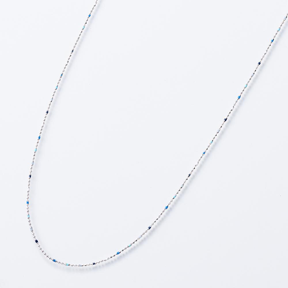 ルミネブルーグラデーションネックレス【Pt850】