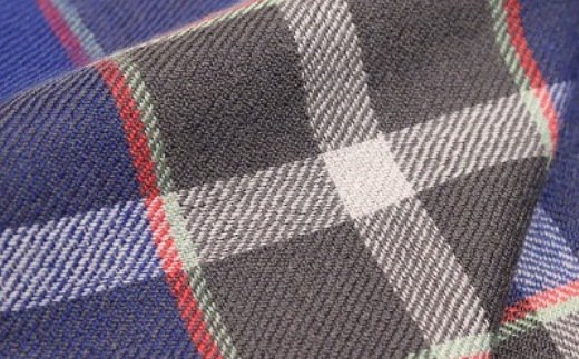 神戸タータン シルケットウールストール