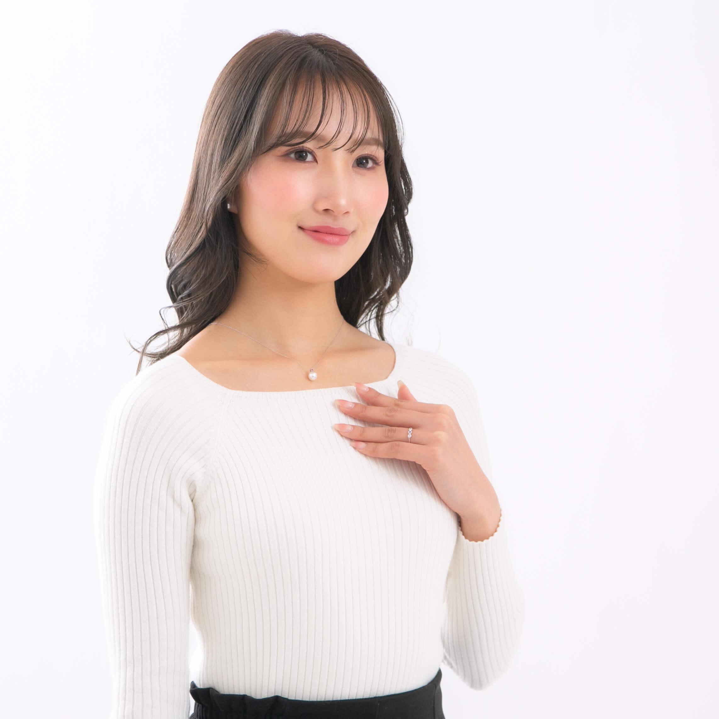 7月 誕生石 ルビー 無調色 アコヤ真珠（日本） 8.0mm ラウンド Pt900 プラチナ ペンダント ネックレス