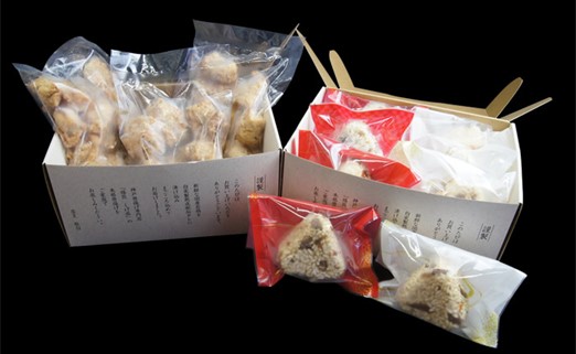 お手軽レンチンセット（国産若鶏唐揚げ３種食べ比べ960g）＋（鶏めしおにぎり90g×12個）