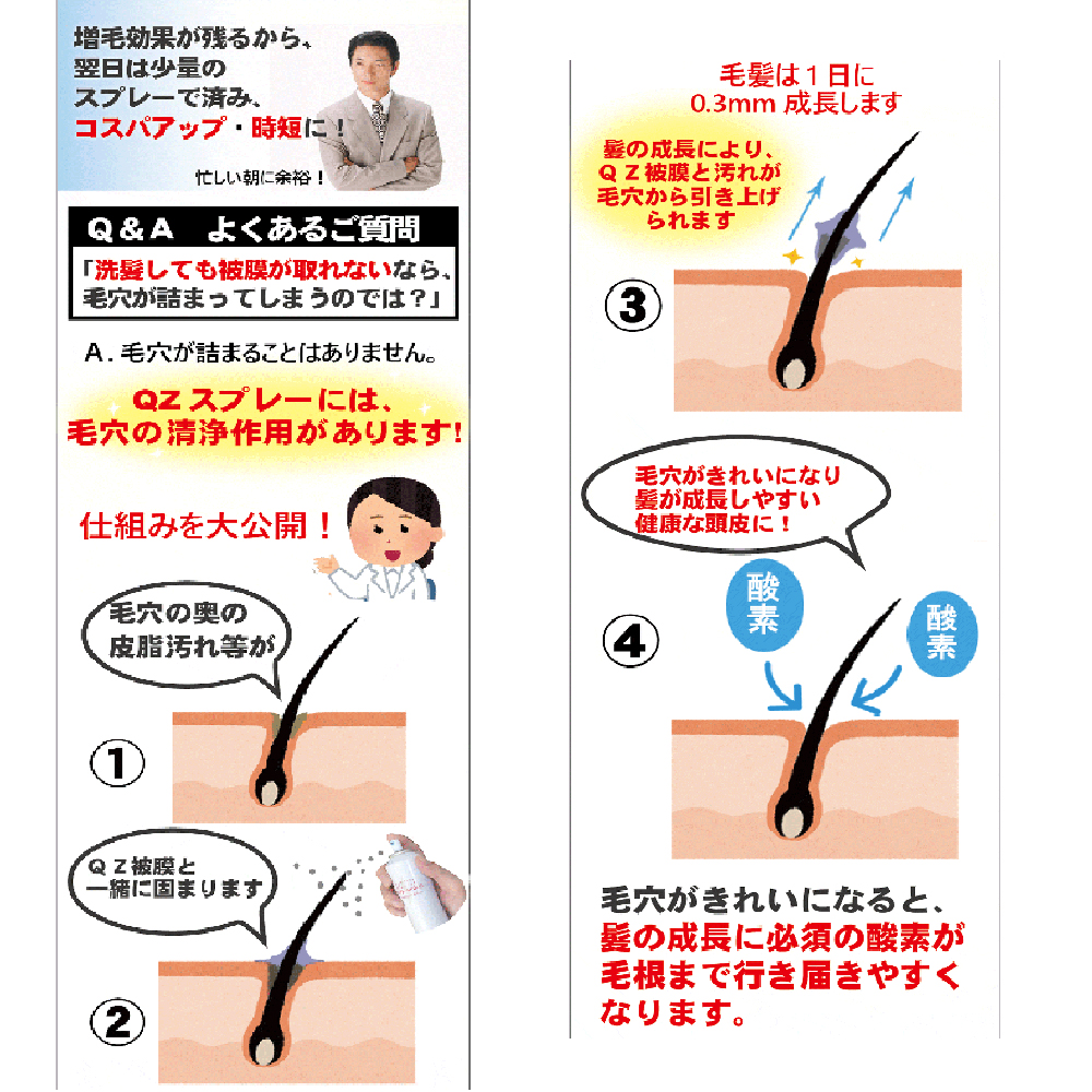 【ナチュラル・ブラック】ＱＺプロフェッショナル 180mL