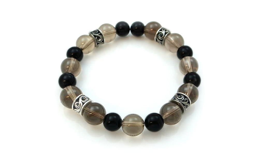 パワーストーン×シルバーブレス Mサイズ 天然石 DJ-017　　