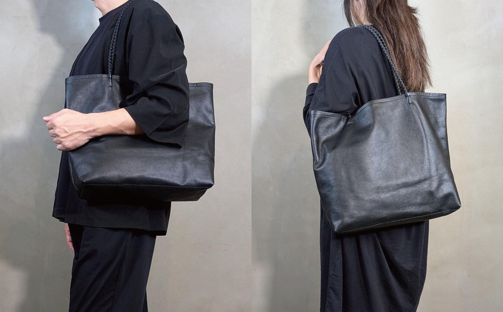 【-LESS PREVAIL】Revive／クッションコードトート　Ｌ（ブラック）　PSTB-6002