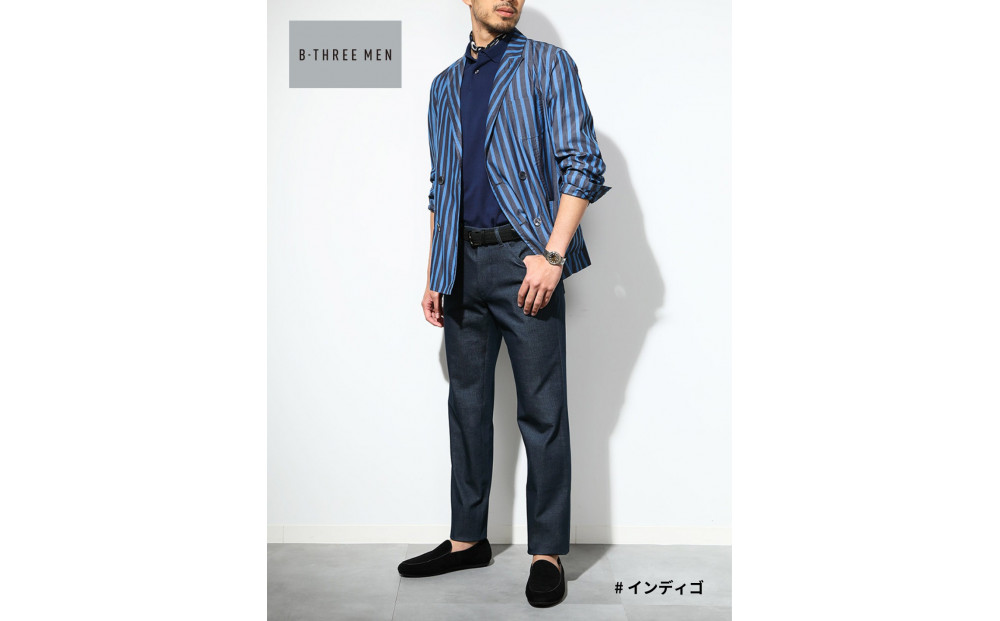 【B-THREE MEN/ビースリーメン】ストレッチ×ジーンズ 大人のメンズジーンズ(550083)