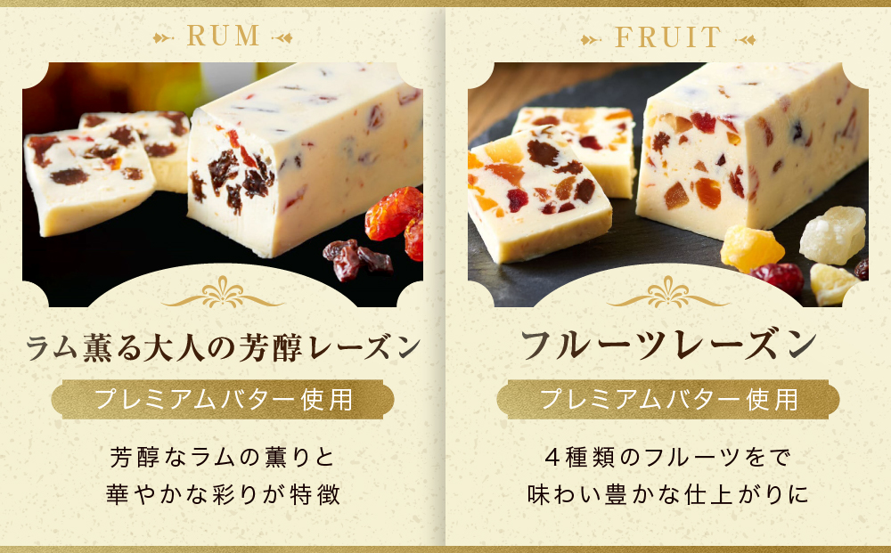 レーズンバター6種類ギフト【BLUE】