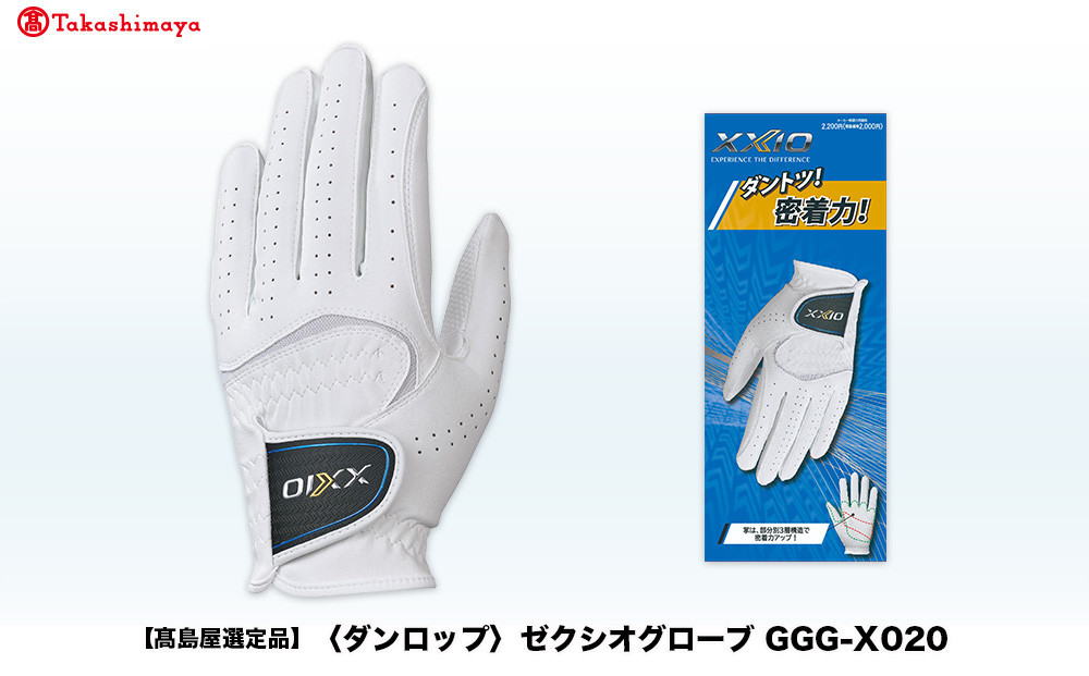 【高島屋選定品】ゼクシオグローブ GGG-X020 ブラック25cm