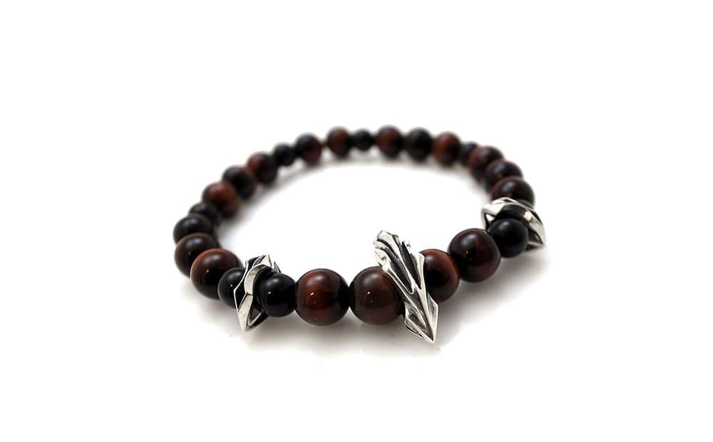 パワーストーン×シルバーブレス Lサイズ 天然石 DJ-004　　