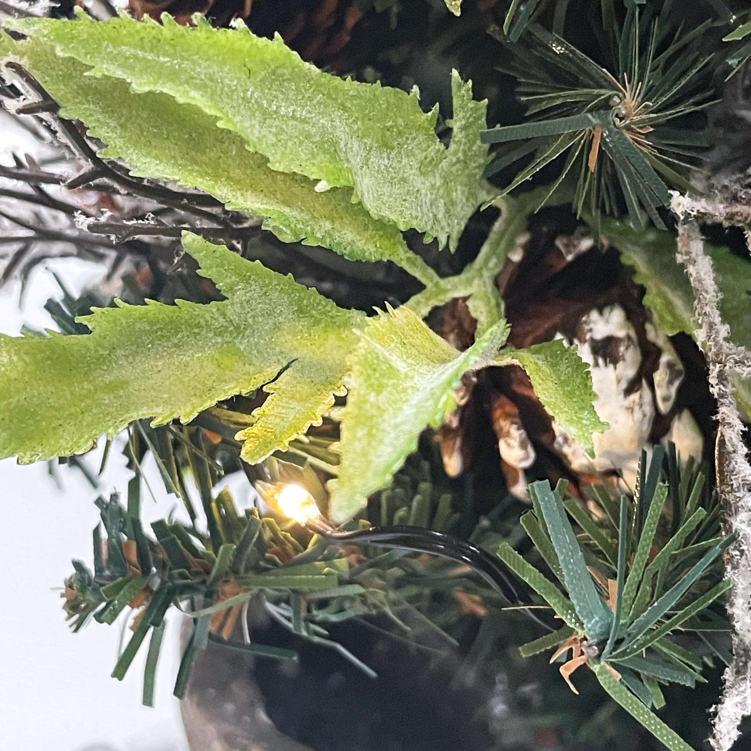 LEDããã¯ãªã¹ãã¹ããªãŒ 33cm ãã©ãŠã³