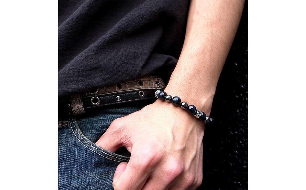 パワーストーン×シルバーブレス Sサイズ 天然石 DJ-014　　