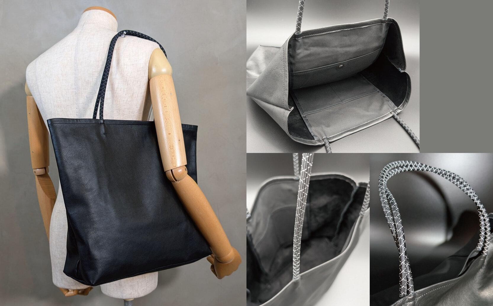 【-LESS PREVAIL】Revive／クッションコードトート　Ｌ（ブラック）　PSTB-6002