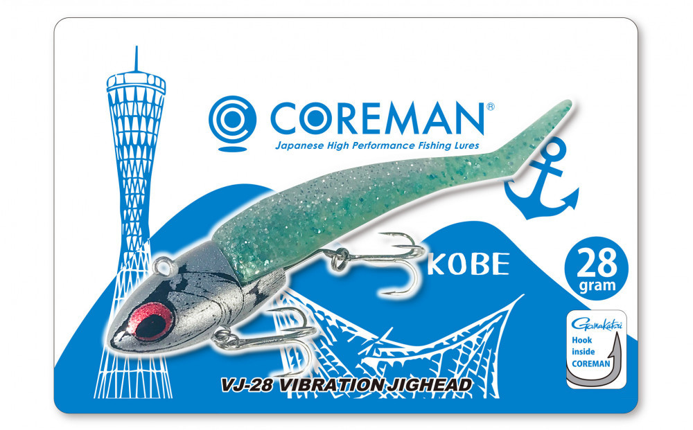 コアマン VJ-28バイブレーションジグヘッド KOBEスペシャルパッケージ 3個セット