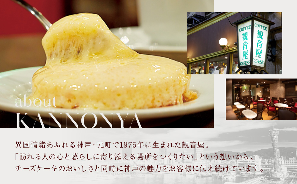 【観音屋】デンマークチーズケーキ　6個入り